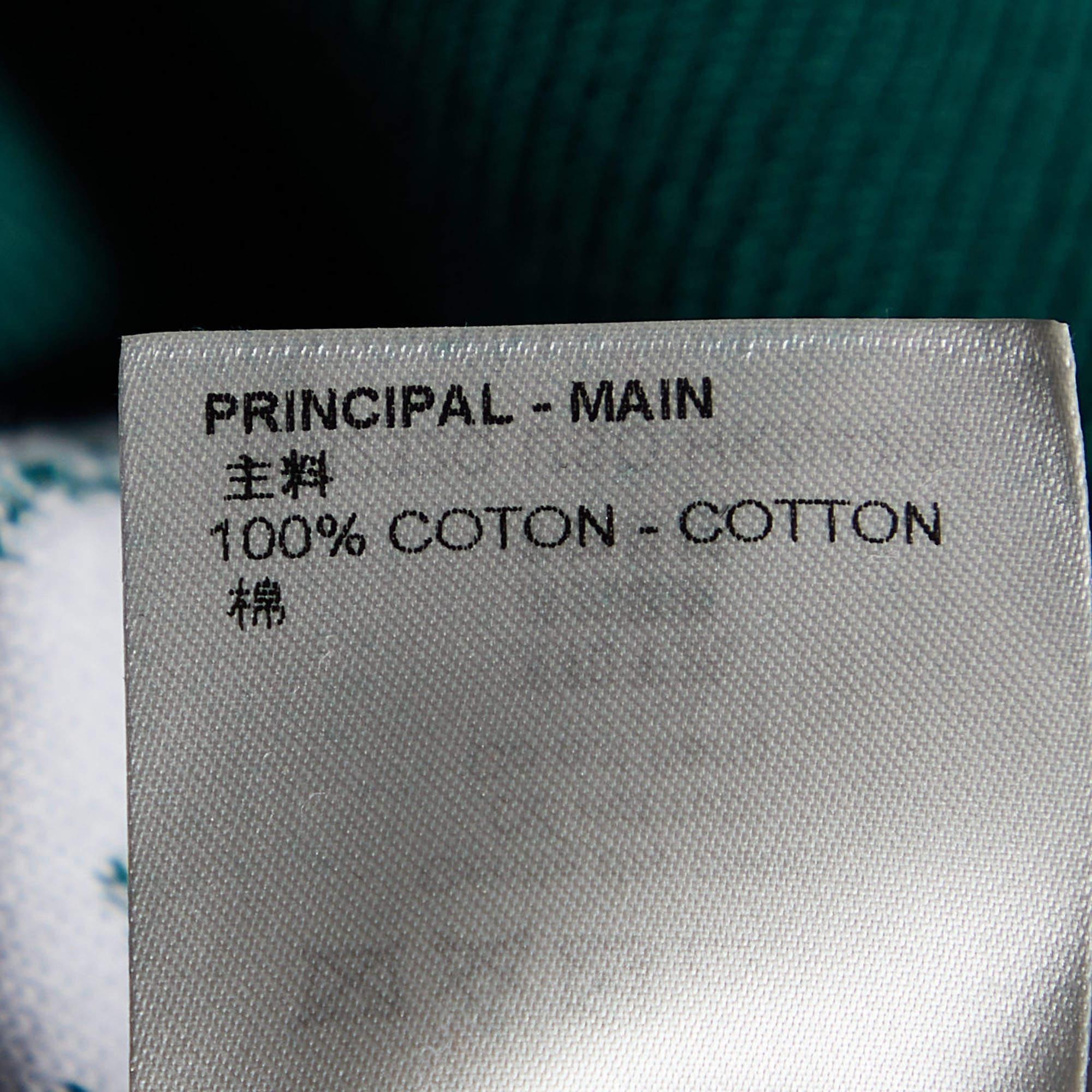 Louis Vuitton Green Gradient Monogram Cotton Sweater XS 1
