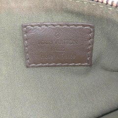 Louis Vuitton Green Khaki Monogram Mini Lin Anne Sophie Pochette Pouch 863400