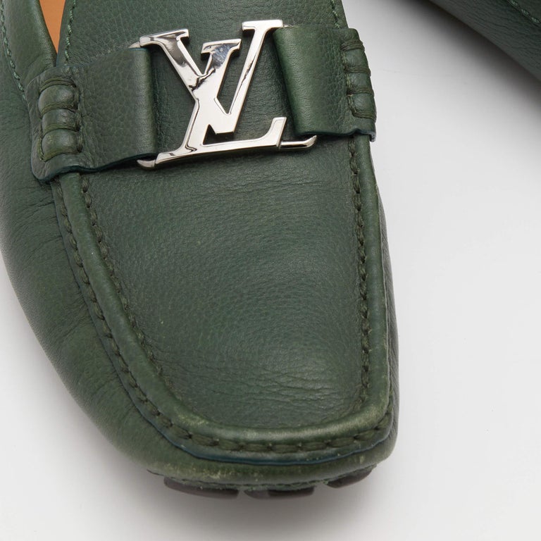 Louis Vuitton Monte Carlo Green Leather Men's size:10.5