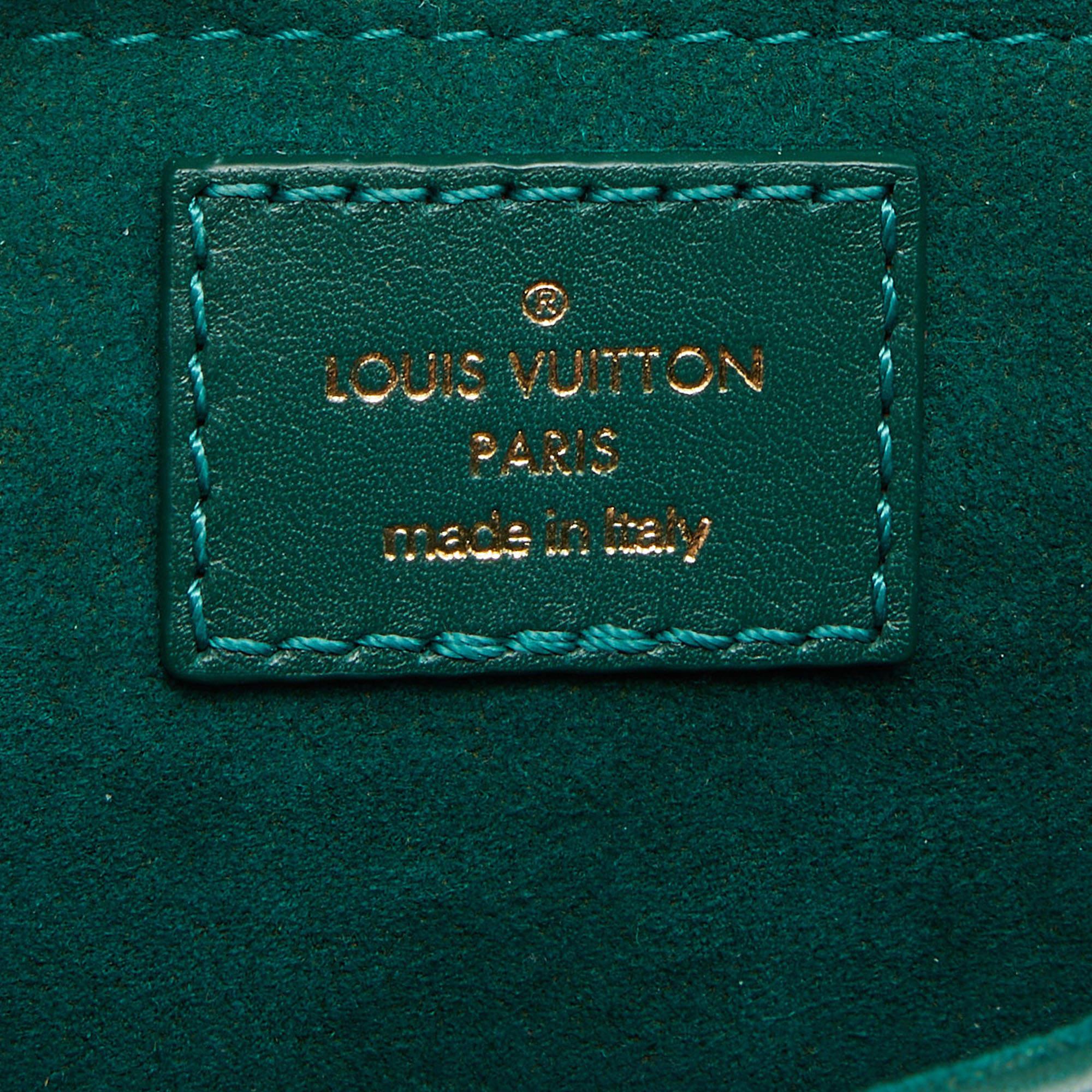 Louis Vuitton Green Leather New Wave Chain PM Bag 4