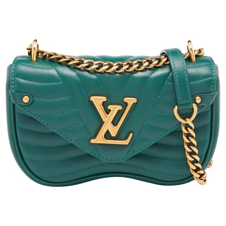 New Authentic Super Limit Edition Louis Vuitton Twist PM In Green Gold  Lizard!