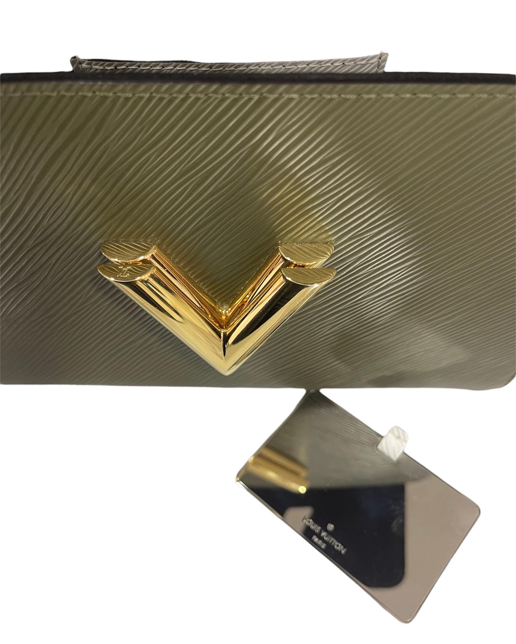 Grüne Leder-Twist-Tasche von Louis Vuitton 1