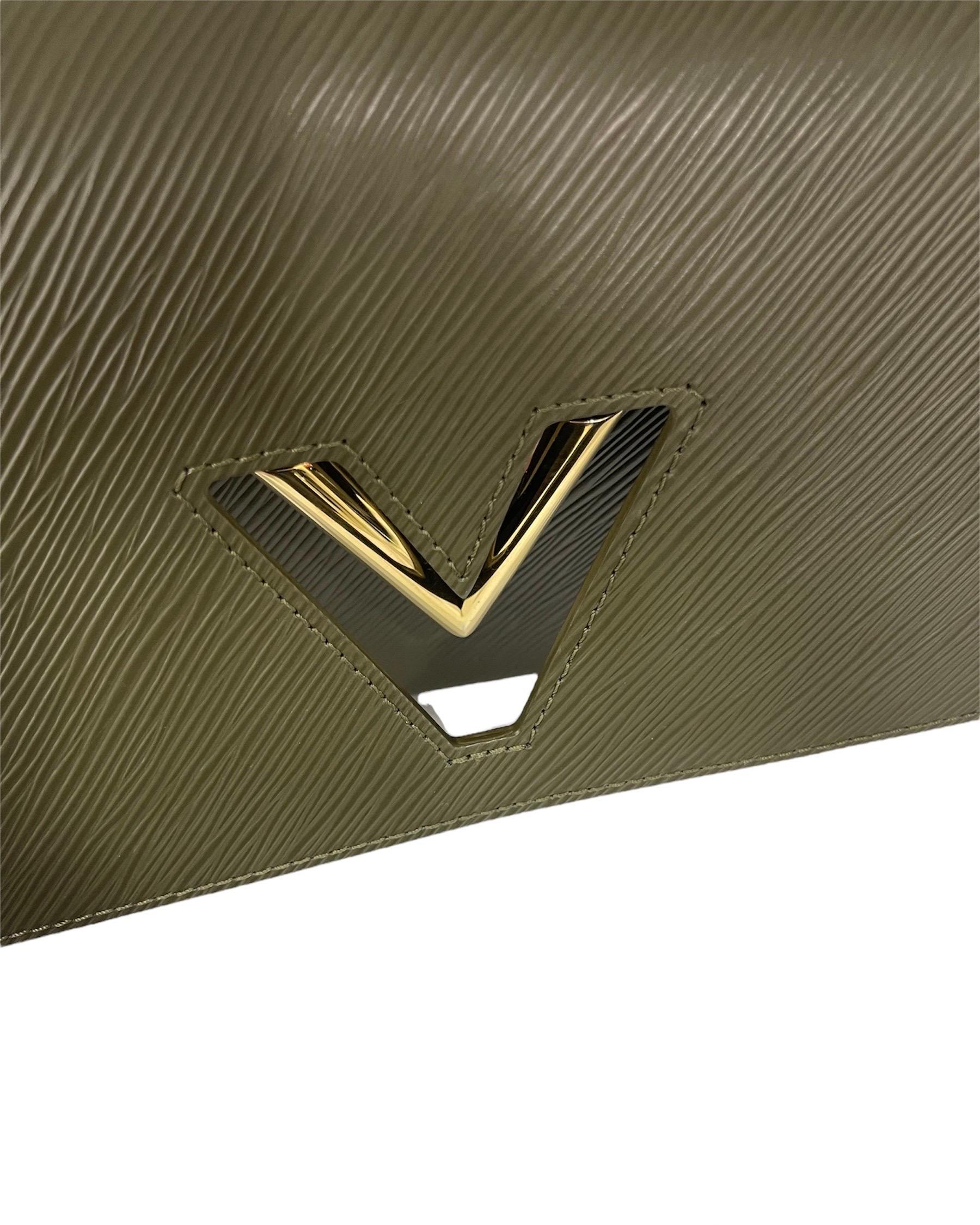 Grüne Leder-Twist-Tasche von Louis Vuitton 2