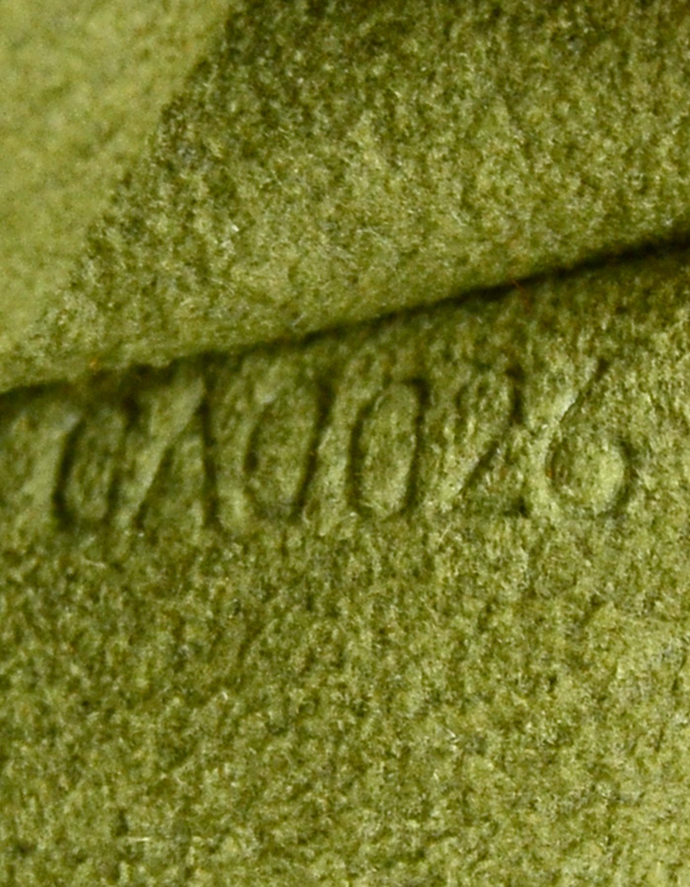 Louis Vuitton Green Monogram Denim Mini Pleaty Pochette Bag rt $845 1