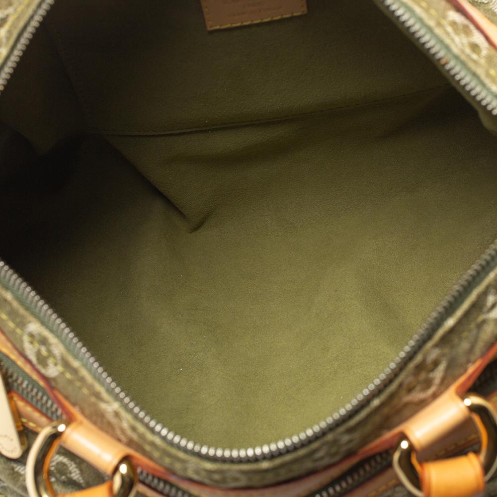 Louis Vuitton Green Monogram Denim Neo Speedy Bag 2