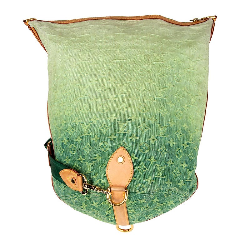 Louis Vuitton Baggy PM Green Monogram Denim Shoulder Bag - 2006 Limited at  1stDibs