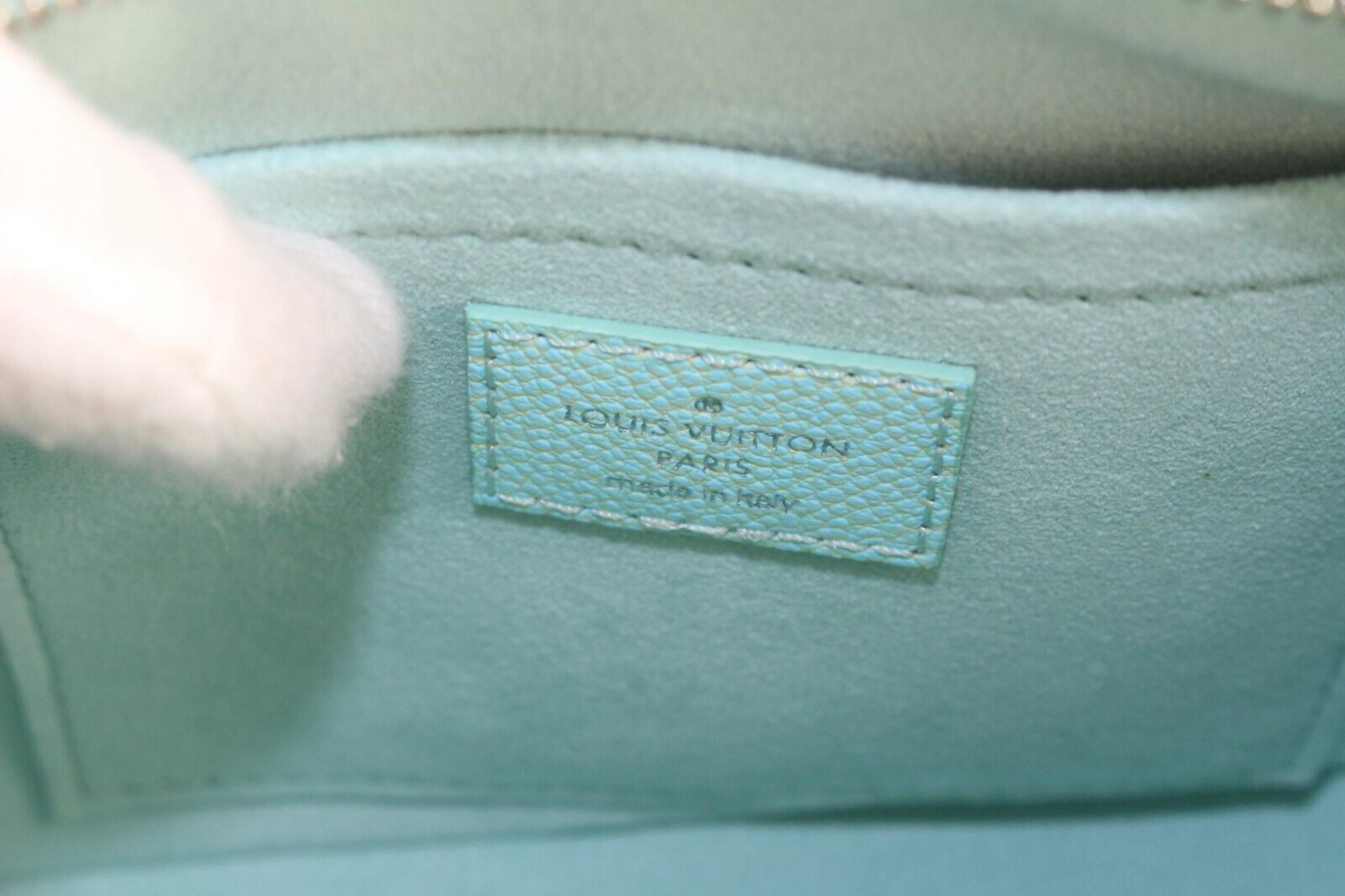 Louis Vuitton - Bandoulière Nano Speedy à monogramme vert Empreinte 6LU0224 en vente 5