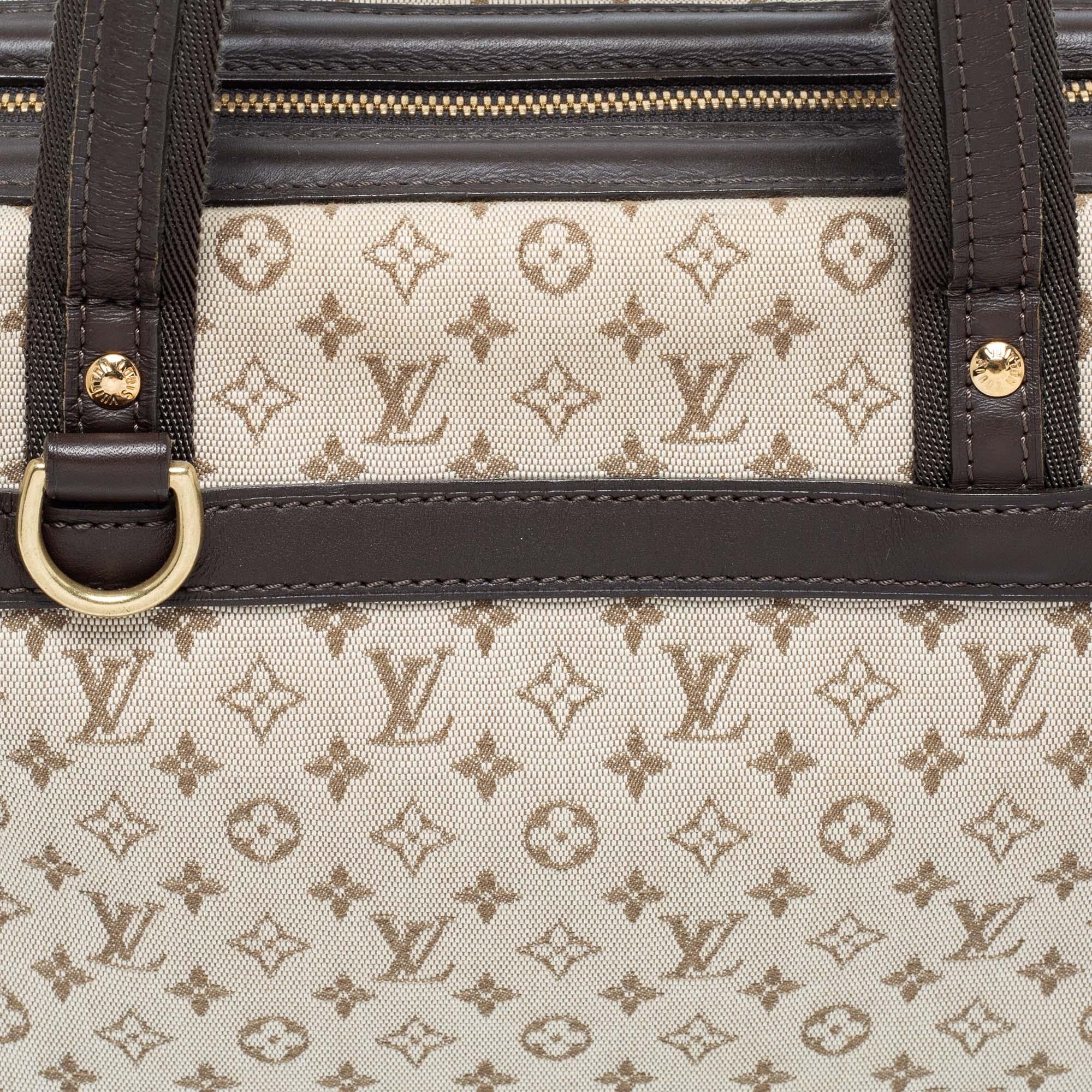 Louis Vuitton Green Monogram Mini Lin Josephine PM Bag 1