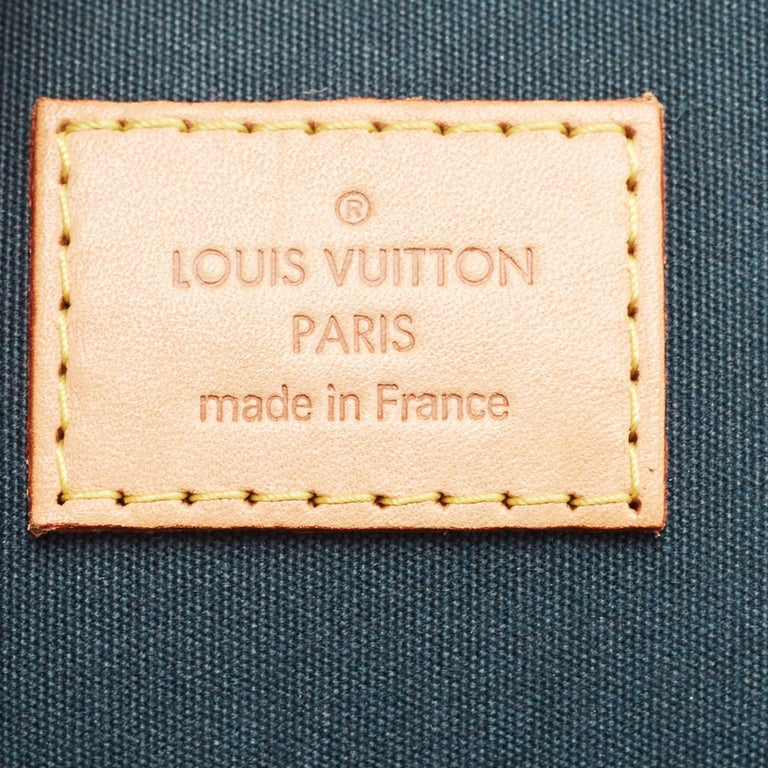 Louis Vuitton Green Monogram Vernis Alma GM Bag For Sale at 1stDibs