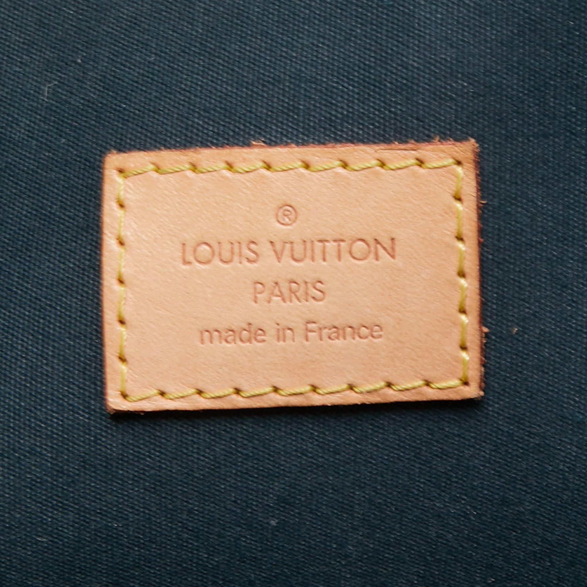 Louis Vuitton - Sac vert « Vernis Alma GM » monogrammé 3