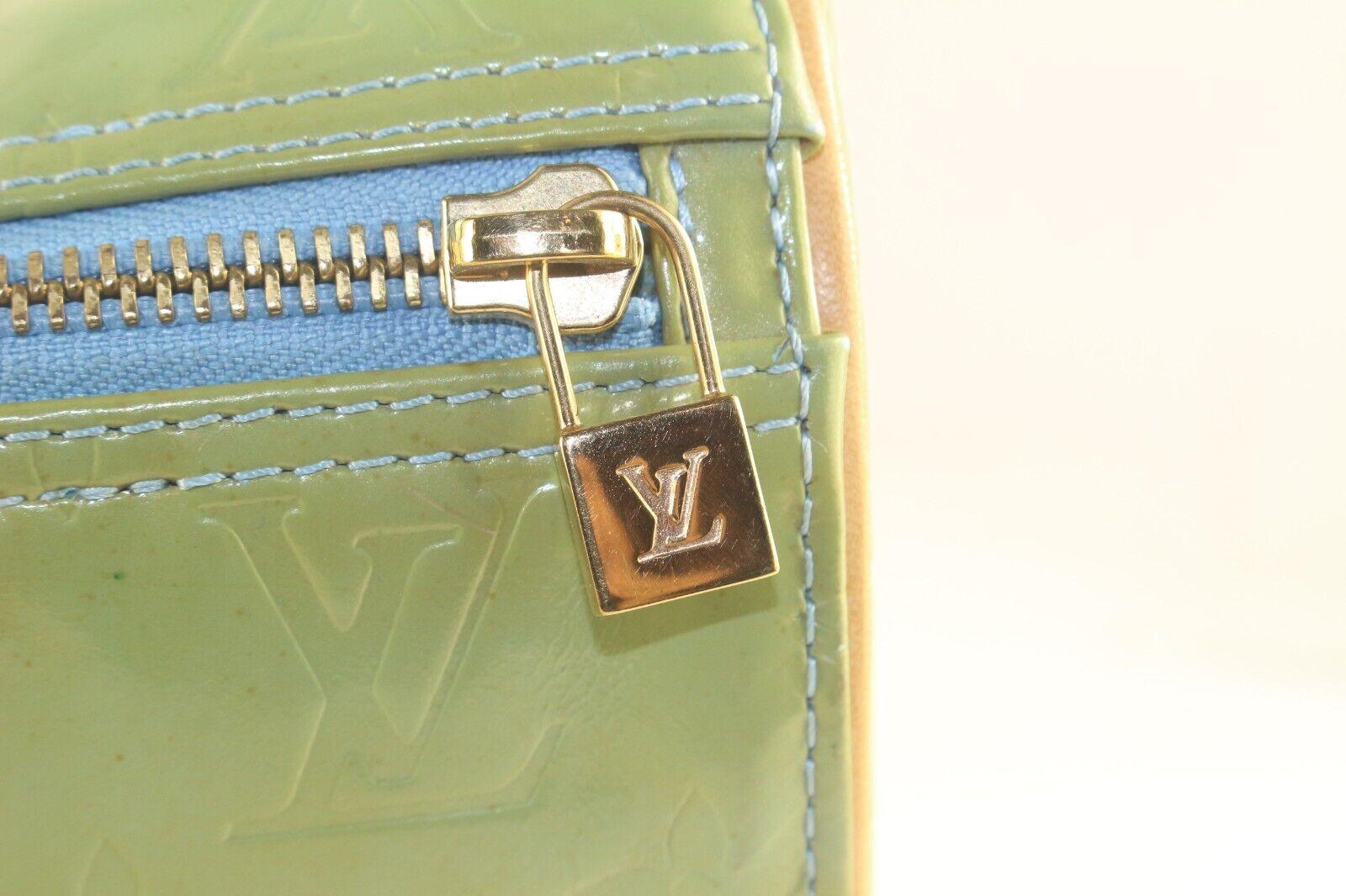 Louis Vuitton Green Monogram Vernis Bedford Barrel Papillon Soufflot 2LK725K 2