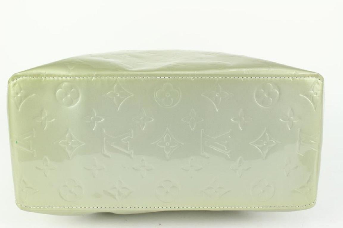 Louis Vuitton Green Monogram Vernis Reade MM Tote Bag 93lv98 For Sale 1