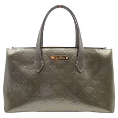 Louis Vuitton Green Monogram Vernis Wilshire Tote Bag Handbag