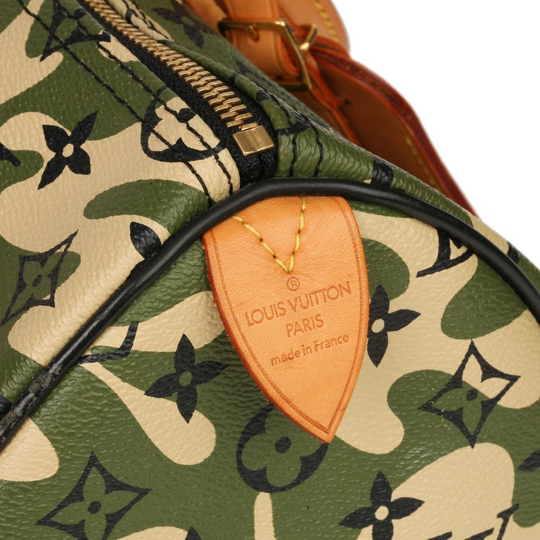Louis Vuitton x Takashi Murakami Monogramouflage Speedy 35 - Green Handle  Bags, Handbags - LOU717829