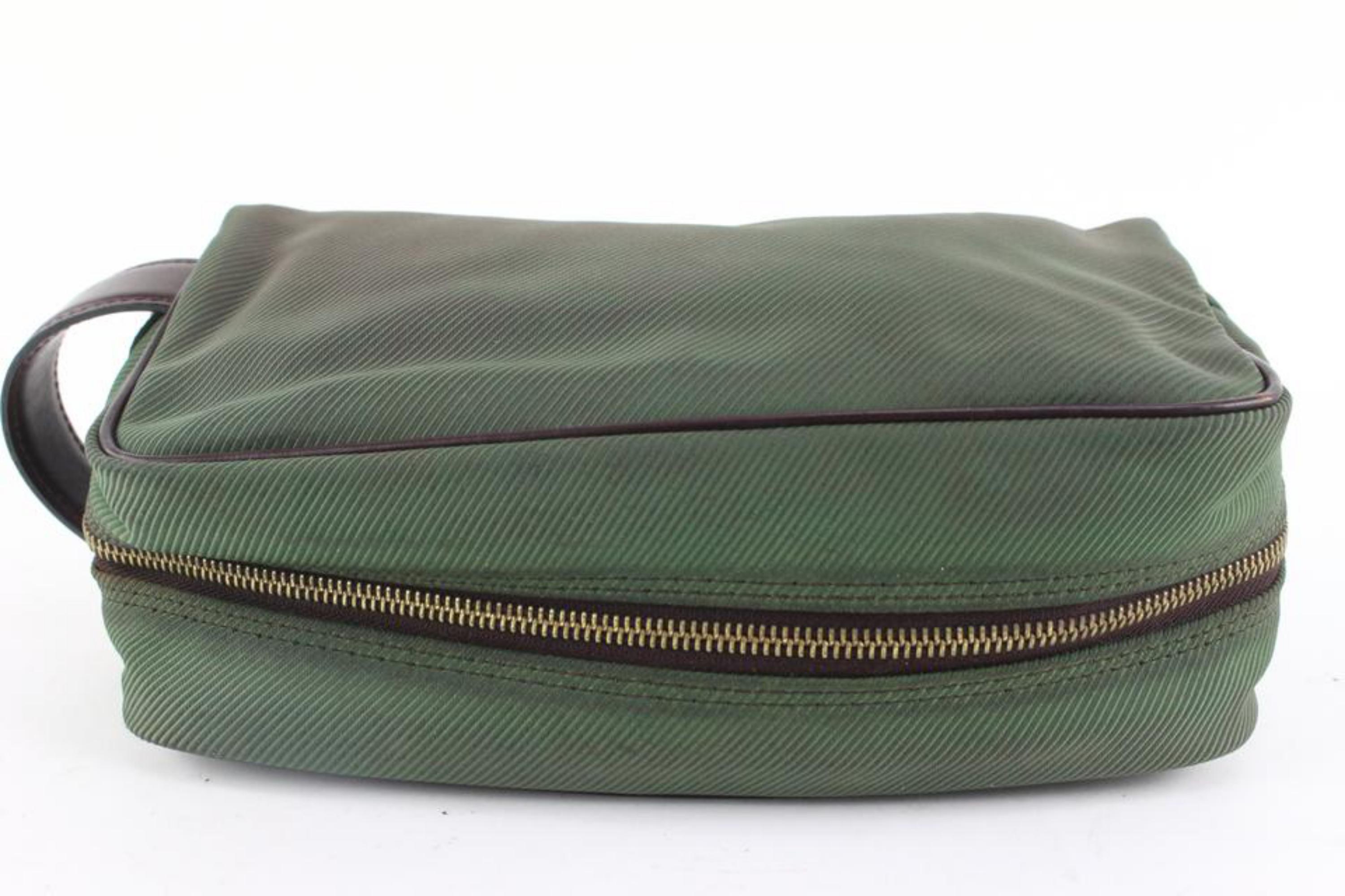Louis Vuitton Green Palana Trousse Cosmetic Pouch Make Up Toiletry Case 1224lv29 For Sale 6