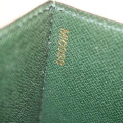 Louis Vuitton Green Porte Anniversary Limited Documents Taiga Leather Folder 872