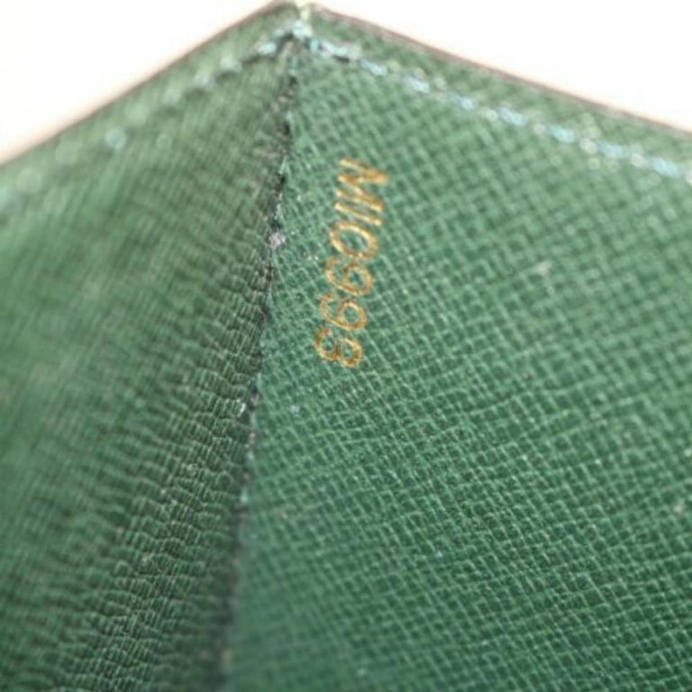 Louis Vuitton Green Porte Anniversary Limited Documents Taiga Leather  Folder 872 For Sale at 1stDibs