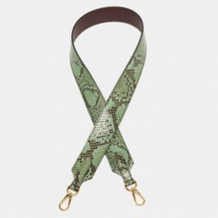 Louis Vuitton Green Python Bandoulière Shoulder Bag Strap