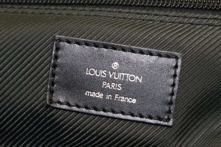 Louis Vuitton Green Nylon Santore Ardoise Garment Travel Bag Louis Vuitton