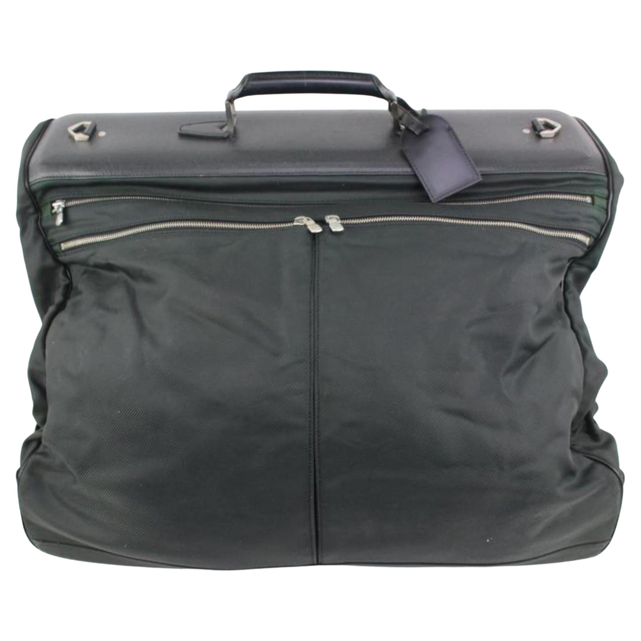 Louis Vuitton Green Santore Ardoise Garment Travel Bag 46lk324s For Sale
