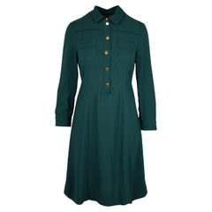 Robe chemise verte Louis Vuitton 