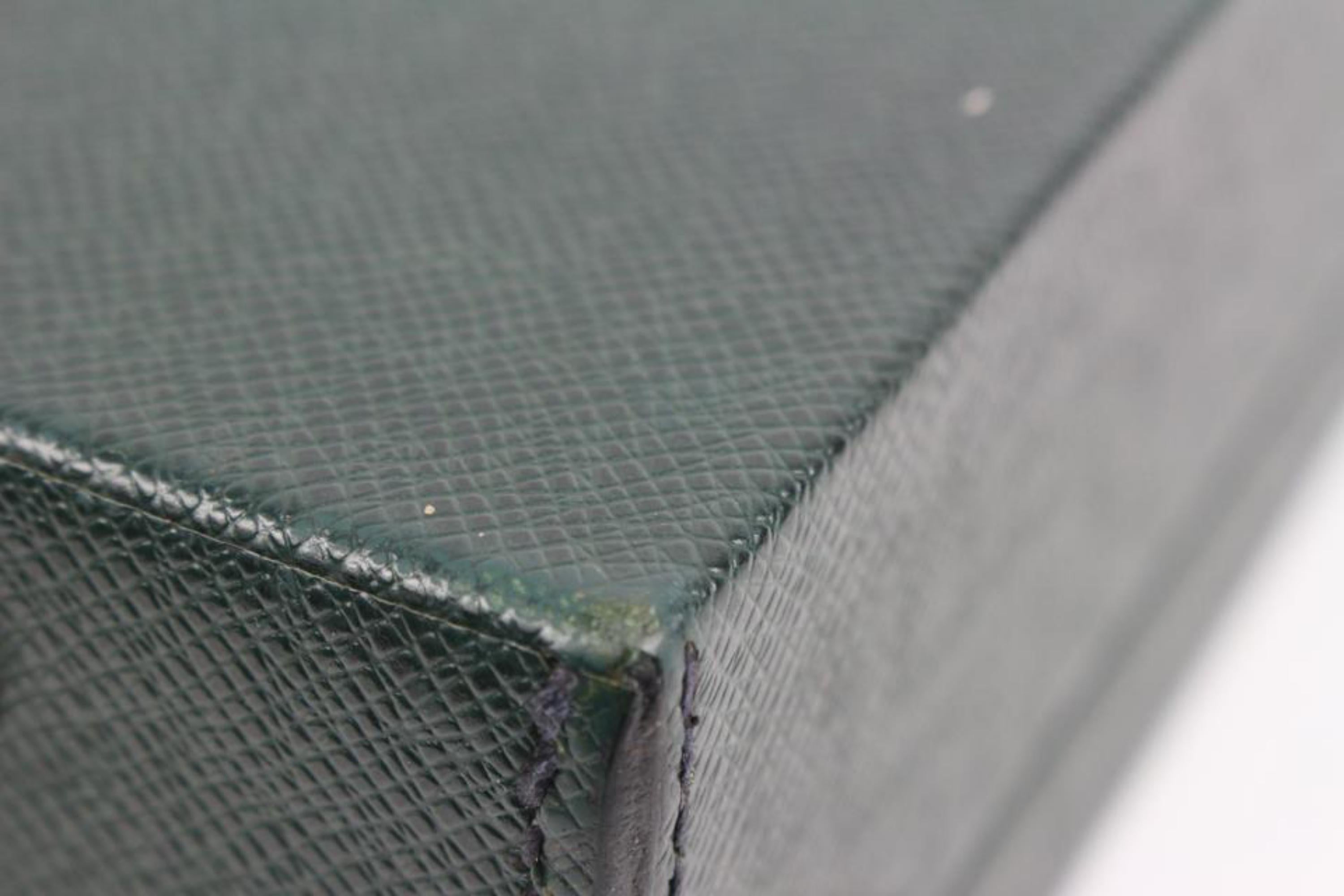 Louis Vuitton Green Taiga Diplomat Briefcase Hard Trunk 89lk323s 4