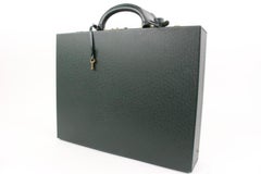 Louis Vuitton Green Taiga Diplomat Briefcase Hard Trunk 89lk323s