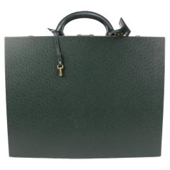 Louis Vuitton Green Taiga Diplomat Briefcase Hard Trunk 89lk323s