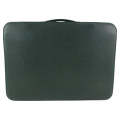 Louis Vuitton Green Taiga Leather Attache Portfolio 1213lv12
