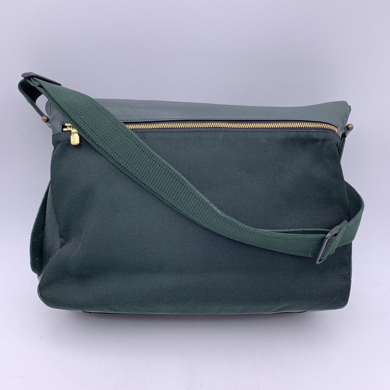 Louis Vuitton Green Taiga Leather Dersou Crossbody Messenger Bag 6