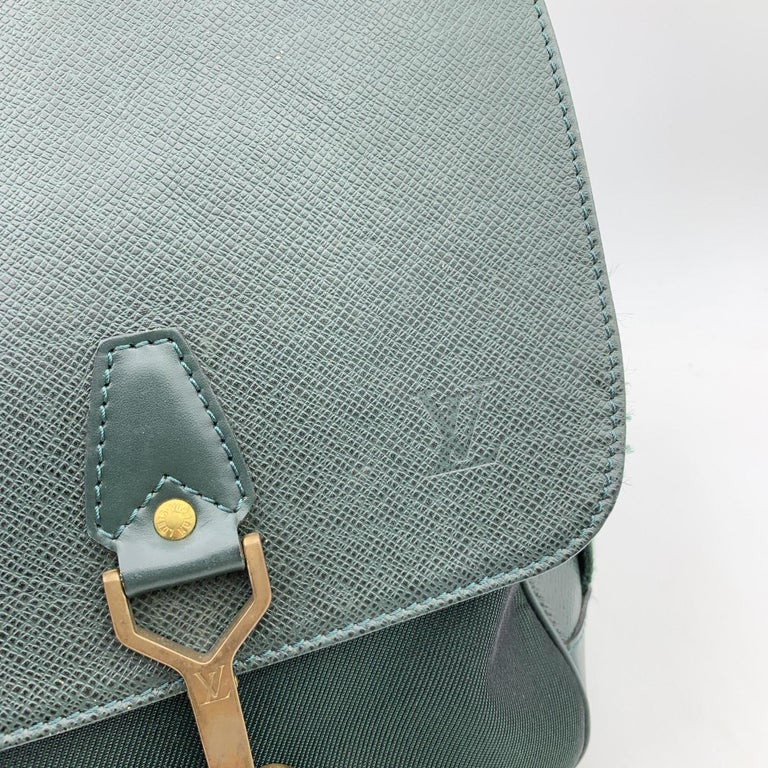 Louis Vuitton Green Taiga Leather Dersou Crossbody Messenger Bag 4