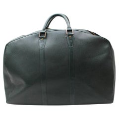 Louis Vuitton Green Taiga Leather Helanga Garment Bag 866124