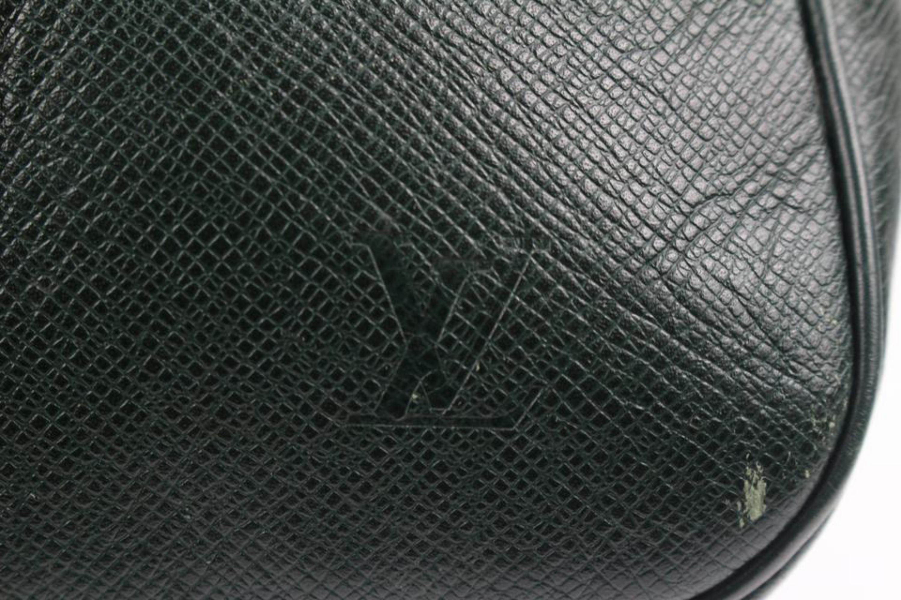 Louis Vuitton Green Taiga Leather Kendall GM Duffle Bag Keepall 19lv223s 3