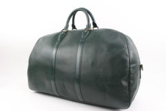 Louis Vuitton Green Taiga Leather Kendall GM Duffle Bag Keepall 19lv223s