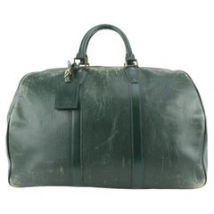 Louis Vuitton Green Taiga Leather Kendall PM Keepall Duffle 24LV2
