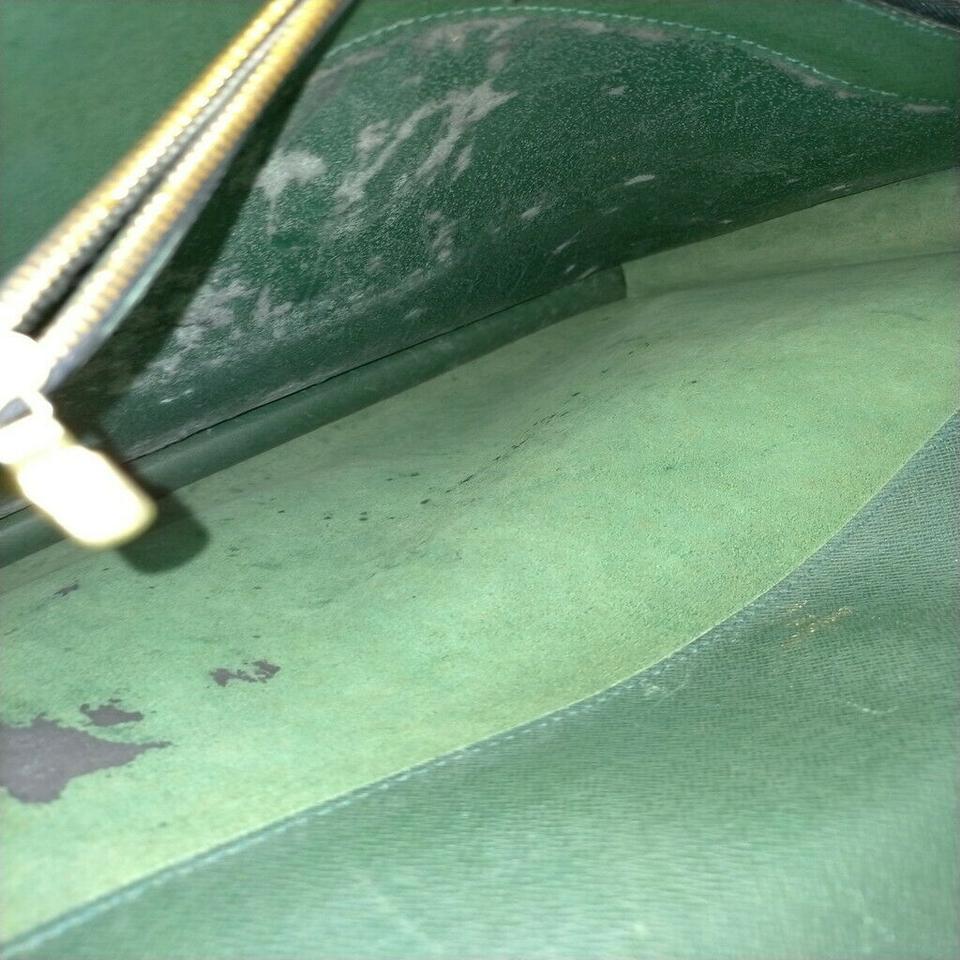 Louis Vuitton Green Taiga Leather Porte Documents Tashkent Attache Briefcase  For Sale 1