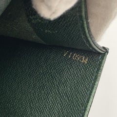 Louis Vuitton Green Taiga Leather Robusto 1 Compartment Briefcase