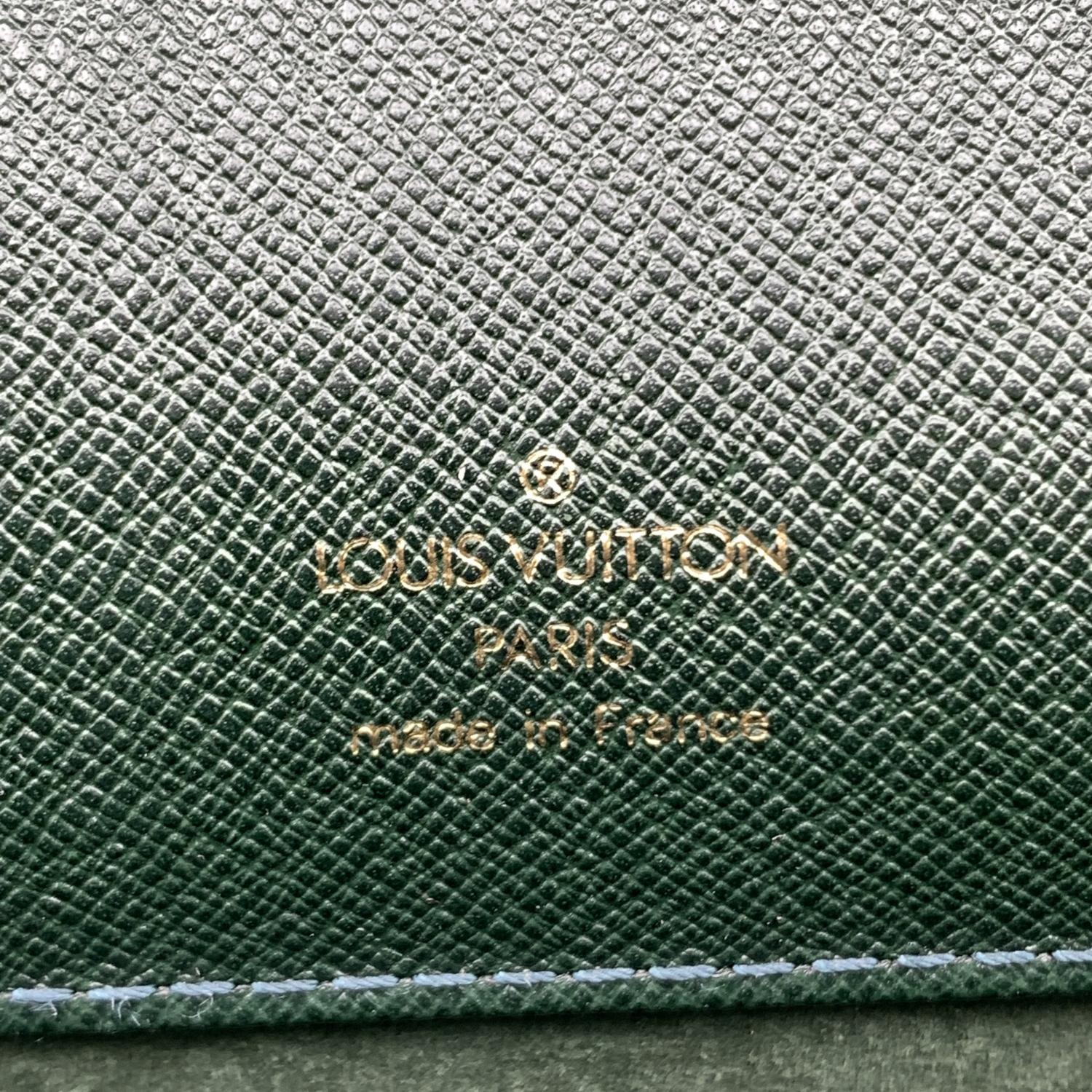 Louis Vuitton Green Taiga Leather Robusto 1 Compartment Briefcase 3