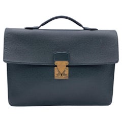 Louis Vuitton Green Taiga Leather Robusto 1 Compartment Briefcase