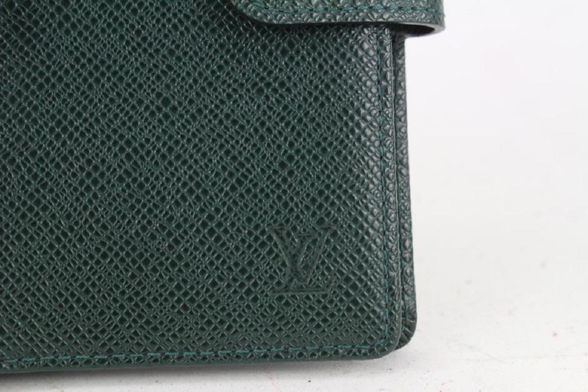 Louis Vuitton Green Taiga Leather Small Ring Agenda PM 106lv727 7