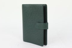 Louis Vuitton Green Taiga Leather Small Ring Agenda PM 106lv727