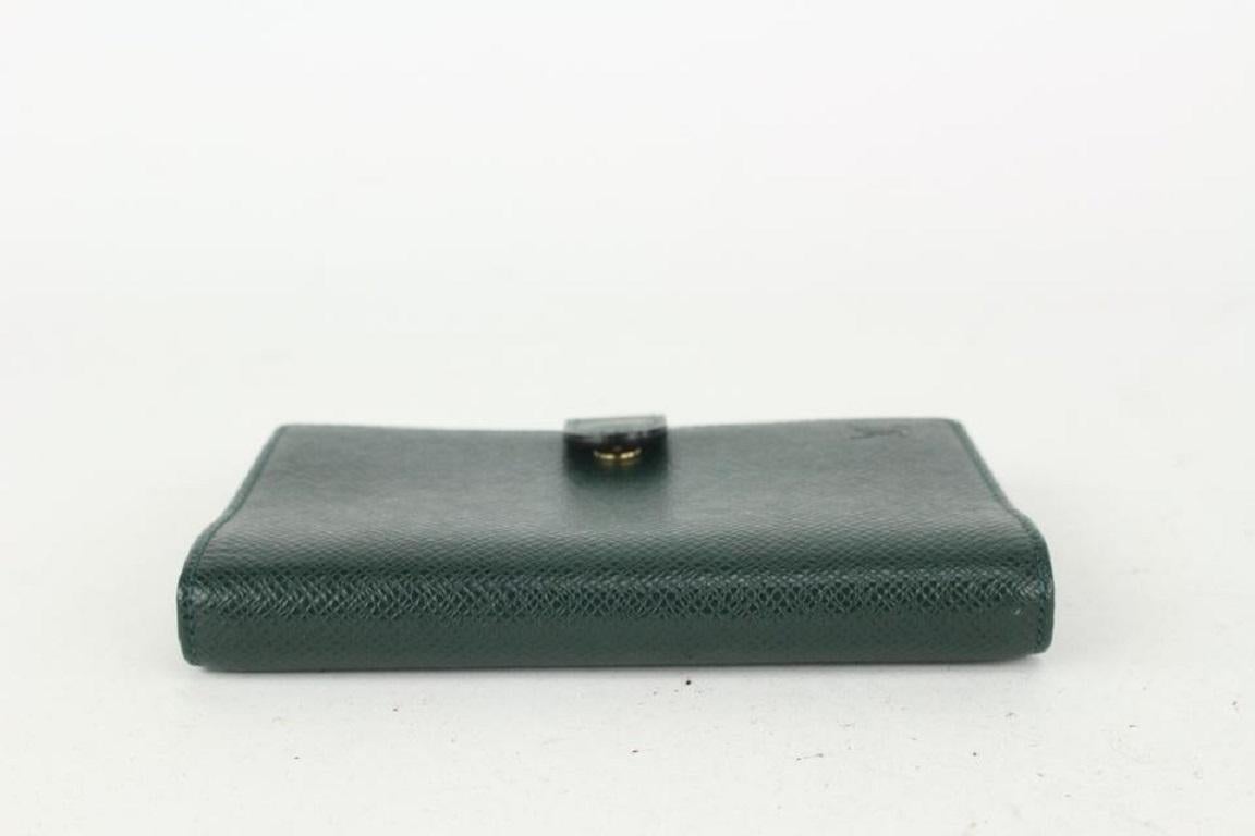 Louis Vuitton Green Taiga Leather Small Ring Agenda PM 106lv727 1