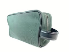 Louis Vuitton Green Taiga Nylon Palana Cosmetic Pouch Toiletry Case 18LV0
