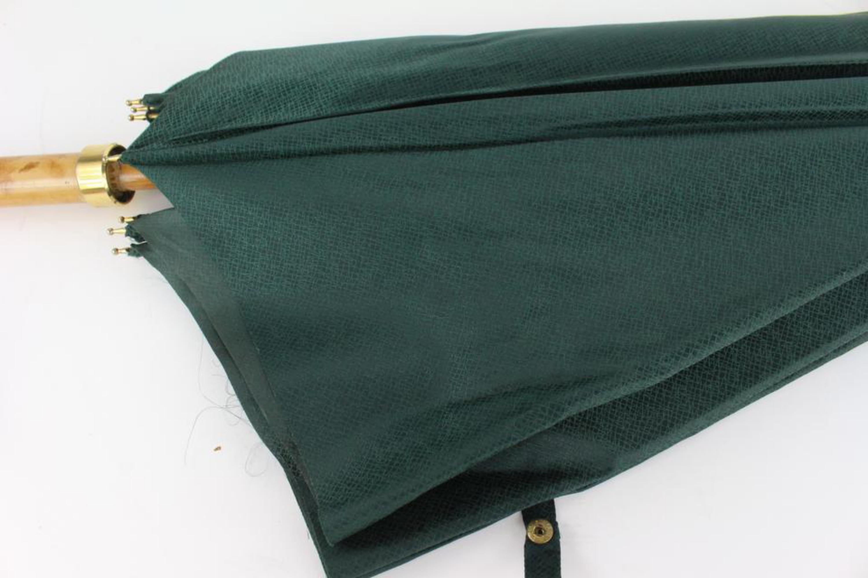Louis Vuitton Grüner Umbrella 1020lv57 für Damen oder Herren im Angebot