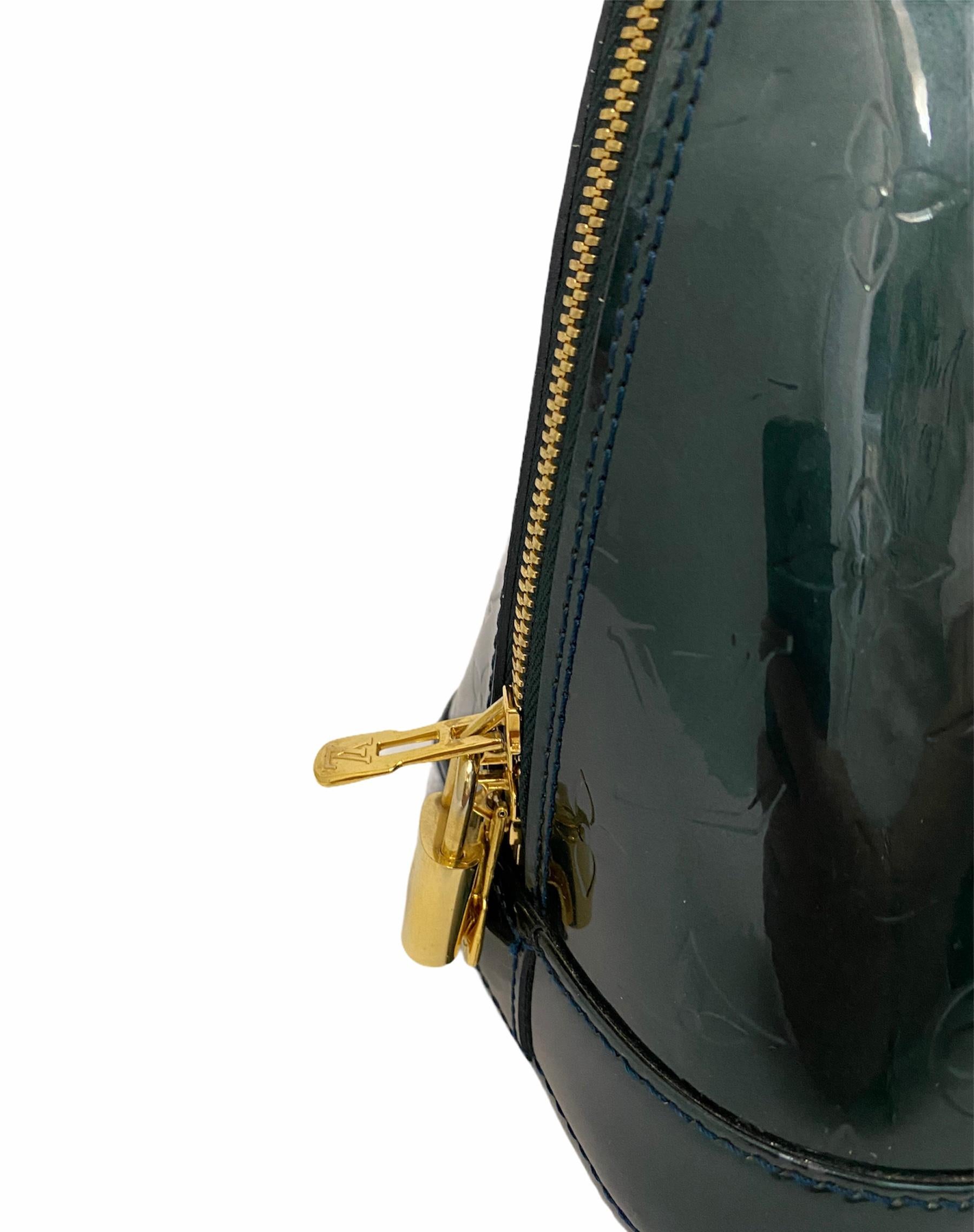Grüne Vernice Alma MM Tasche von Louis Vuitton Damen