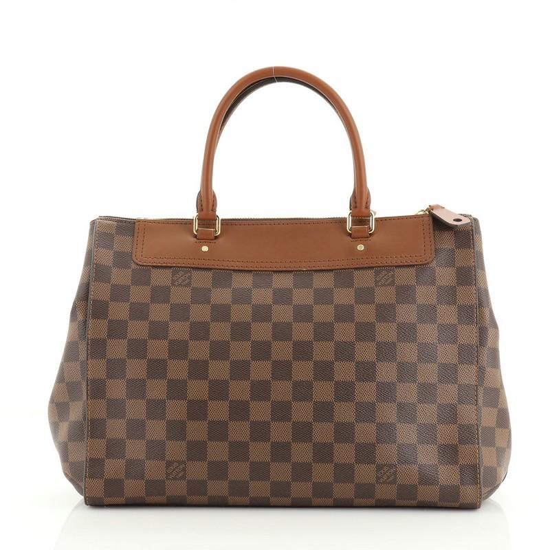 Brown Louis Vuitton Greenwich Bag Damier