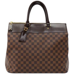 Louis Vuitton Greenwich PM Carryall Ebene Damier Canvas Travel Bag
