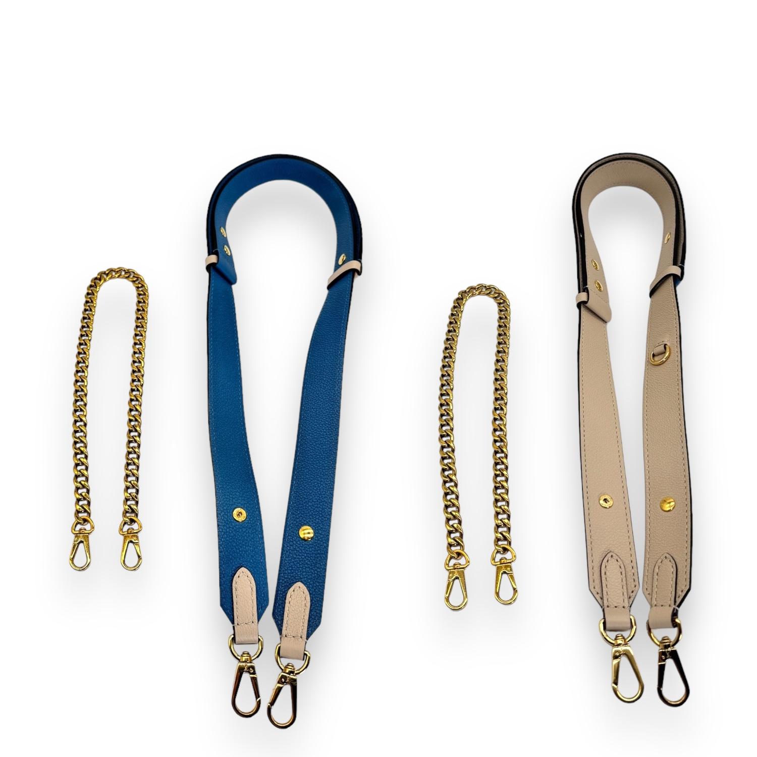 Louis Vuitton Greige Calfskin Lockme Chain Crossbody For Sale 5