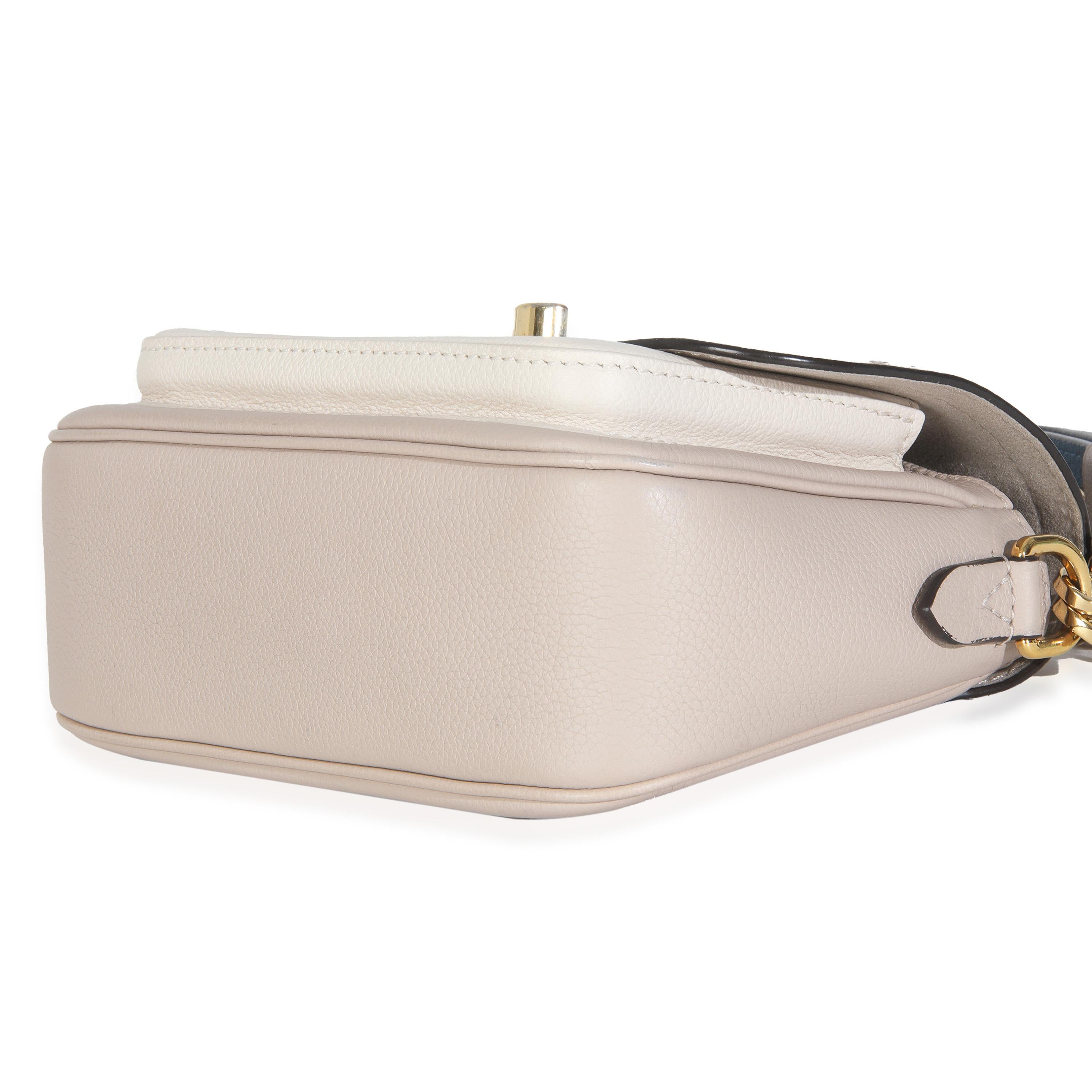 Louis Vuitton Greige Genarbtes Kalbsleder Lockme Tender im Zustand „Hervorragend“ im Angebot in New York, NY