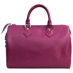 LOUIS VUITTON Grenade Epi Leather Speedy 25 Bag
